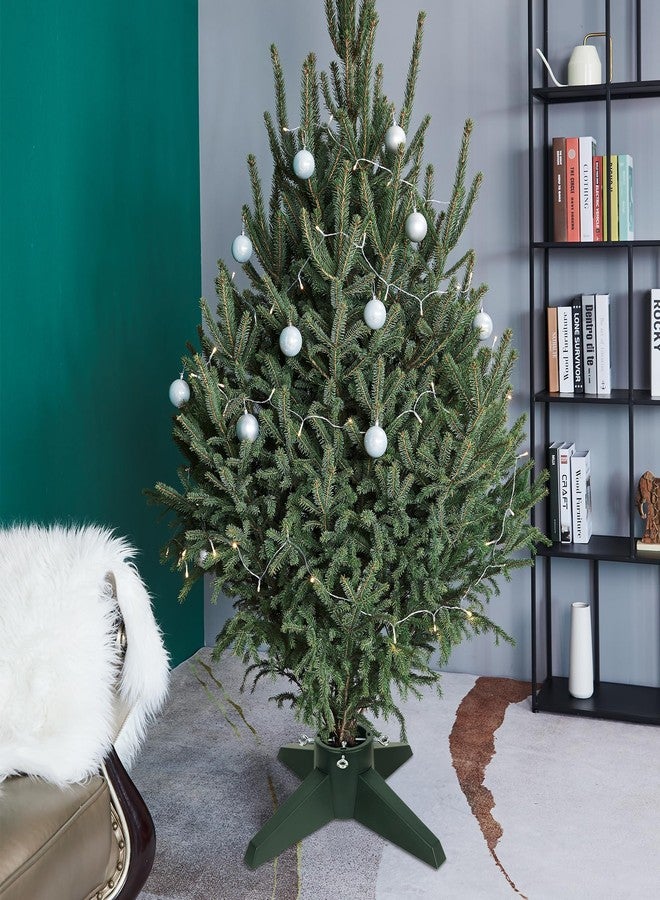 Blissun Christmas Tree Stand, Xmas Tree Base Stand, Christmas Tree Holder for Real Trees, Fits up to 8FT Real and Artificial Trees, Green - Image 4